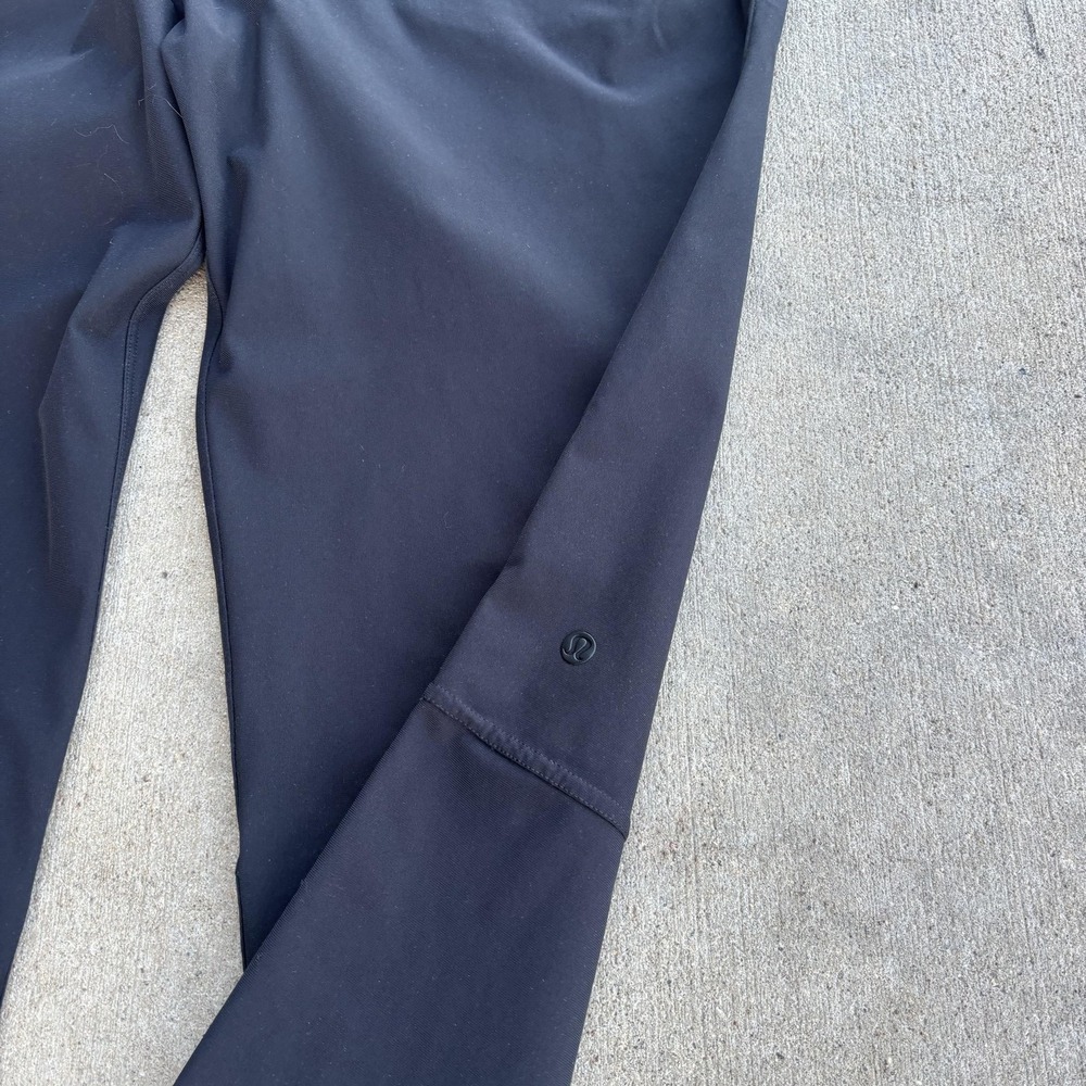 Lululemon Pants Mens 34x36 Black Slim Fit Microfiber Chino Travel Casual Pockets - Picture 2 of 12